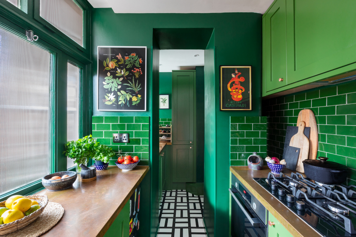 Cuatro estancias, cuatro colores: el apartamento de 42 m² más original de King’s Cross